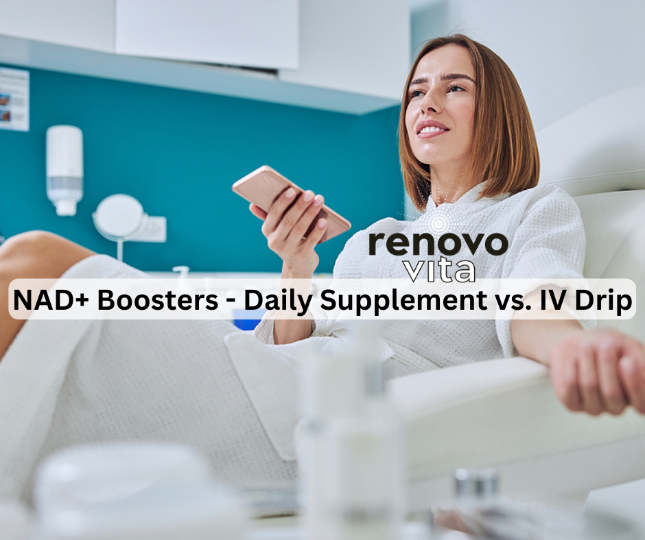 NAD+ Boosters – Daily Supplement vs. IV Drip